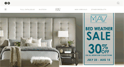 Desktop Screenshot of mavfurniture.com